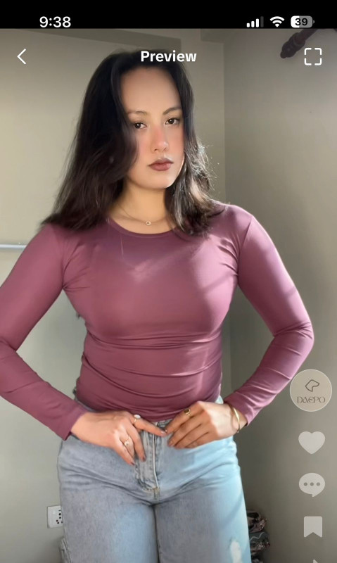 O-Neck Basic Body Fitted Tee
